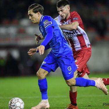 Royal Excel Mouscron v KRC Genk : Jupiler Pro League