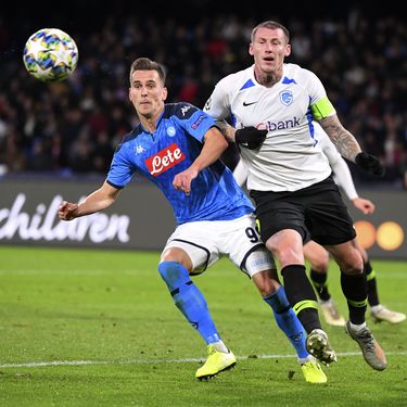 SSC Napoli v KRC Genk - UEFA Champions League