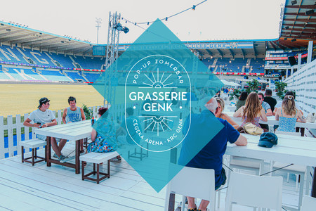 Grasserie Genk komt terug: beleef een zalige zomer en volg het EK voetbal in de Cegeka Arena