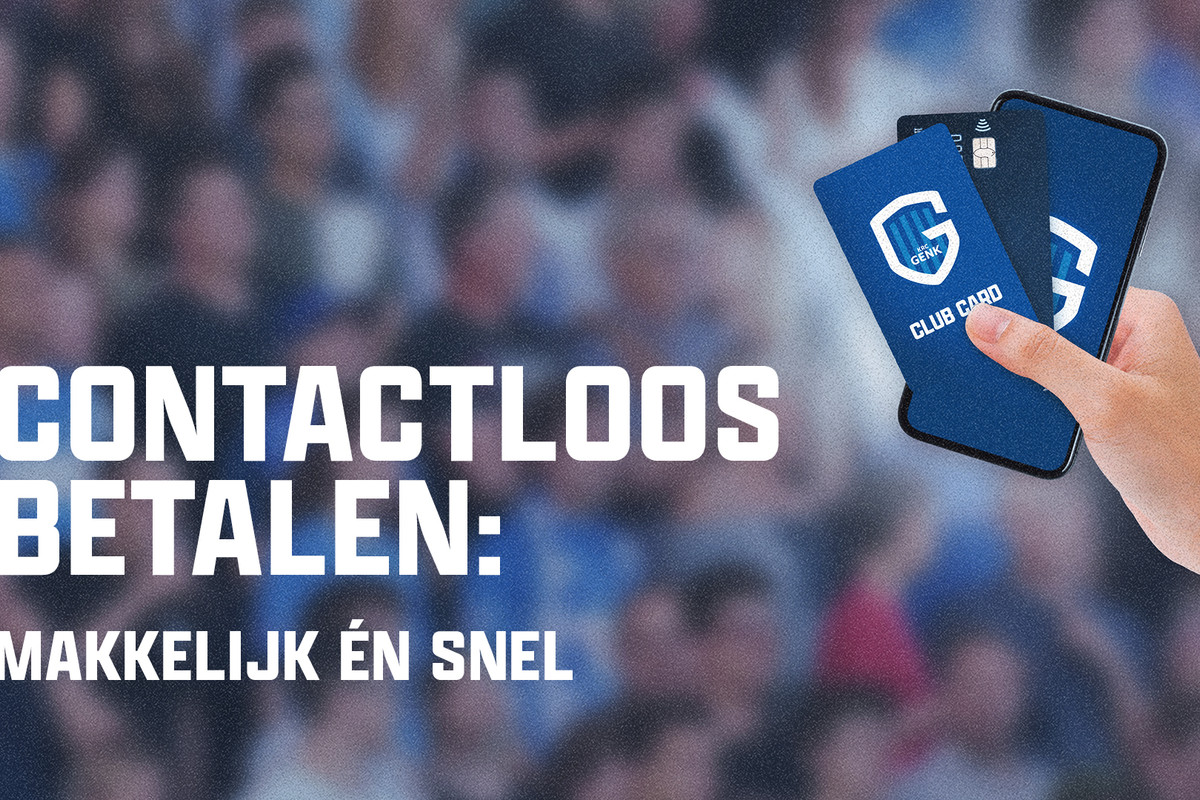 Go cashless to KRC Genk