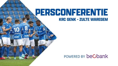 Persconferentie KRC Genk - Zulte Waregem // 06-02-2022