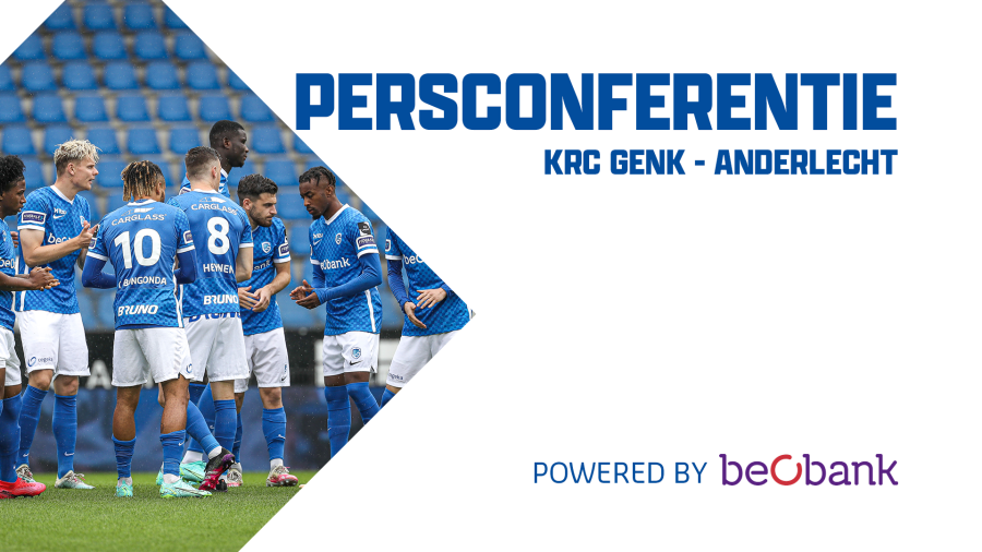 Persconferentie KRC Genk - Anderlecht
