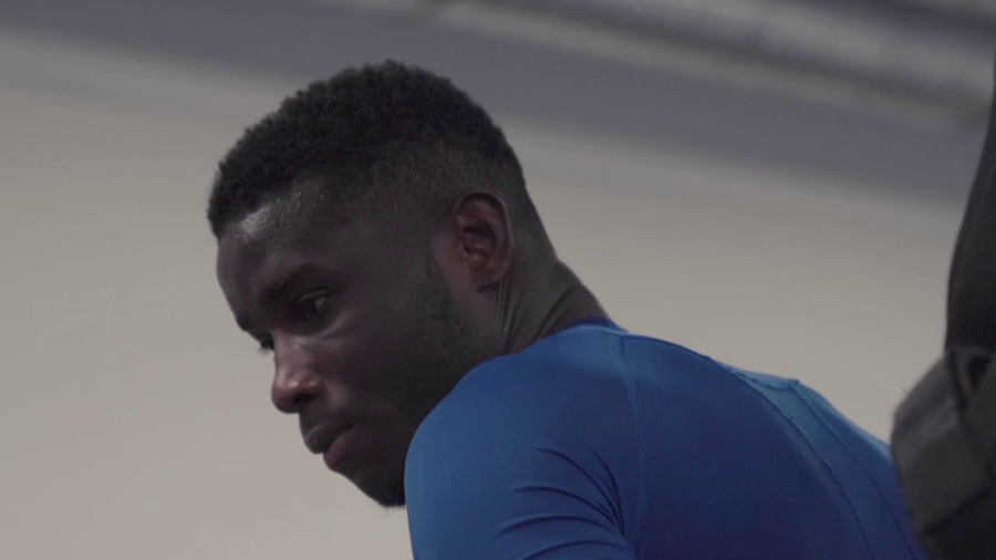 Paul Onuachu: hard aan het werk