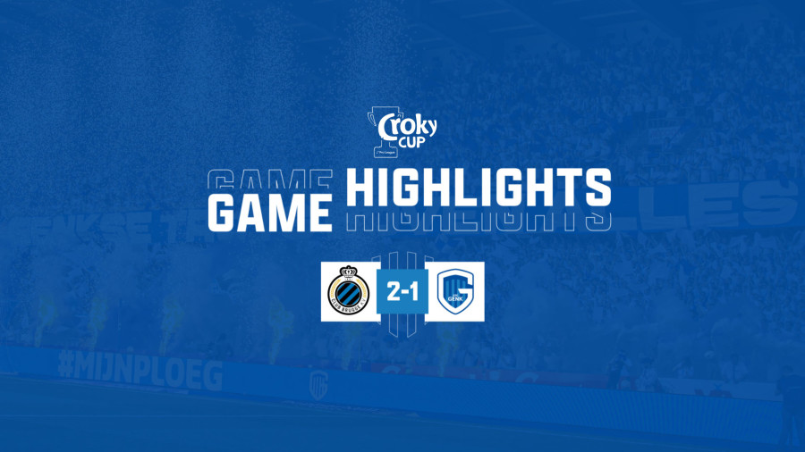 Croky Cup: Club Brugge-KRC Genk
