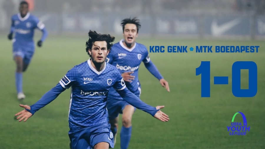 Samenvatting UEFA Youth League - U19 // KRC Genk - MTK Budapest: 1-0