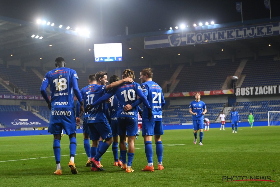 KRC Genk - Moeskroen: 4-1