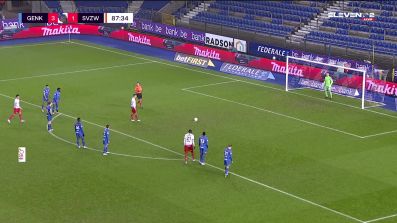 a Goal from KRC Genk vs. SV Zulte Waregem