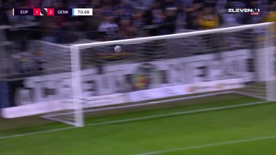 Ike Ugbo with a Goal vs. KAS Eupen