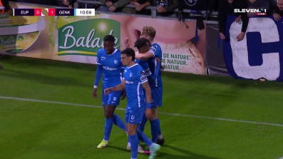 Kristian Thorstvedt with a Goal vs. KAS Eupen