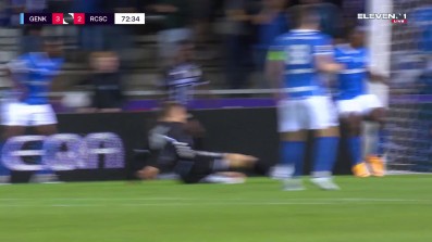a Goal from KRC Genk vs. Sporting Charleroi