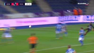 a Goal from KRC Genk vs. Sporting Charleroi
