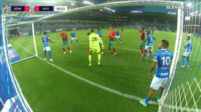 a Goal from KRC Genk vs. KV Oostende