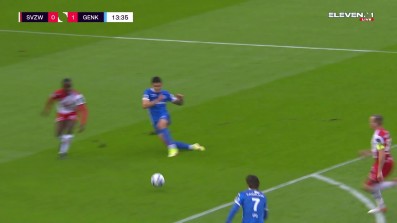 Junya Ito with a Goal vs. SV Zulte Waregem