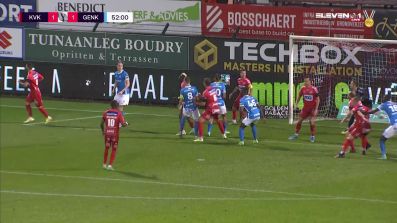 Ebere Paul Onuachu with a Goal vs. KV Kortrijk
