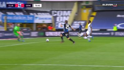 a Goal from Club Brugge vs. KRC Genk