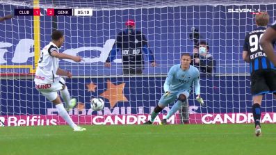 Cyriel Dessers with a Goal vs. Club Brugge
