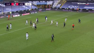 a Goal from Club Brugge vs. KRC Genk