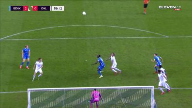 Ebere Paul Onuachu with a Goal vs. OH Leuven